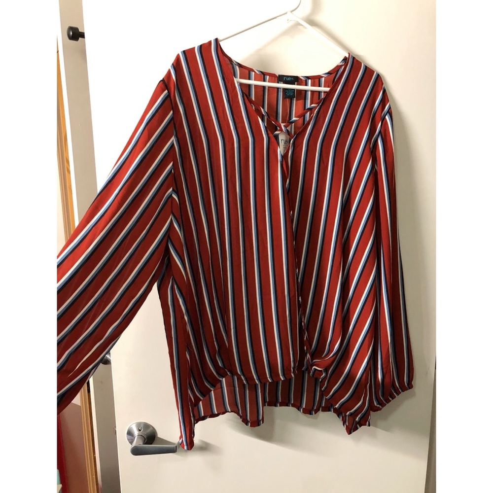 Flare dress shirt